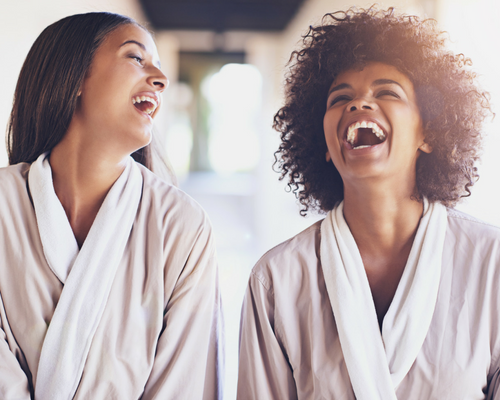 women with white veneers at Clapham dental practice in London