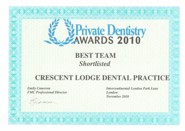 Crescent Lodge Dental Practice Clapham